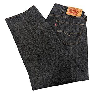 Levi's Men's 501 Original Shrink-To-Fit Jeans Black Rigid 38x30 005010226